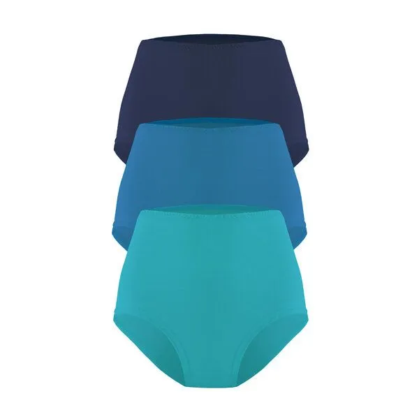 Frija Omina Frija Omina 3er Set Bio-Bio Taillenslip Lille, See (blau), – Produktbild 1 von 2