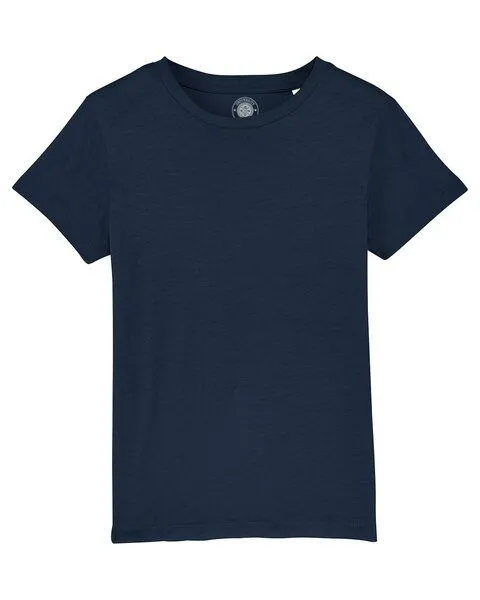 University of Soul University of Soul Kinder T-Shirt aus Bio-Baumwolle "Mini Charlie", Tiefes marineblau, – Produktbild 1 von 2