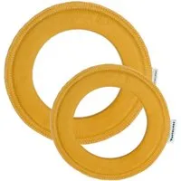 Pantolinos Frisbee Wurfring "Loop" aus pflanzlich gegerbtem Leder honey Gr. M und L – Produktbild 1 von 1