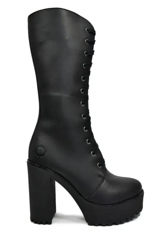 Altercore Altercore Damen vegan Stiefel Alexa, Schwarz, – Produktbild 2 von 2