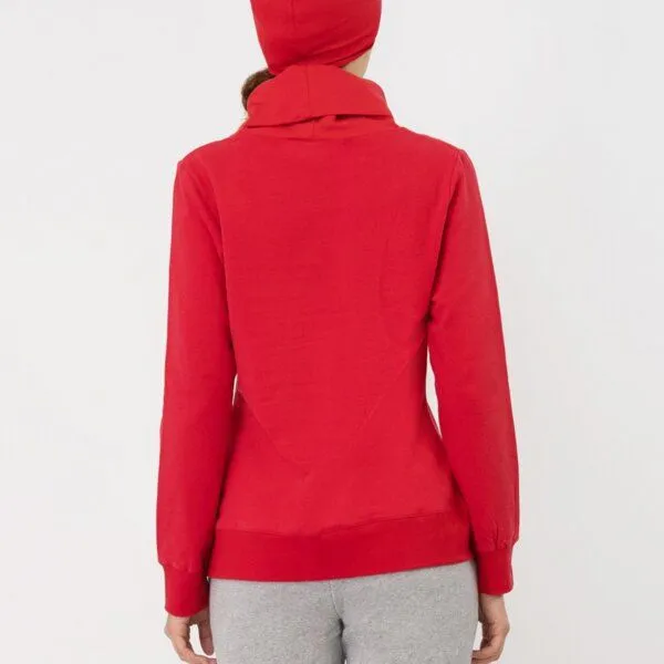 TAO Sportswear TAO Sportswear Damen Hoodie COOLIA mit Stehkragen aus Bio-Baumwolle, Rot, – Produktbild 3 von 4