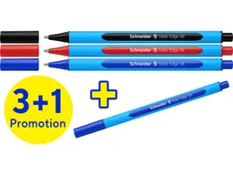 Schneider Schneider 4er-Pack Kugelschreiber "Slider Edge XB" 3+1 Gratis – Produktbild 1 von 1