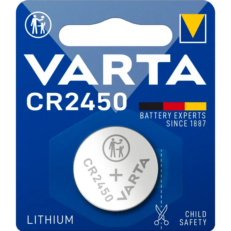 Varta Varta Lithium-Knopfzelle 'CR2450', 3V – Produktbild 1 von 5