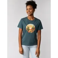 watapparel watapparel T-Shirt Frauen Sonnenuntergang in der Wüste – Produktbild 1 von 1