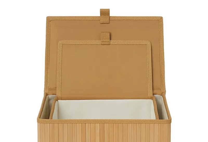 RELAXDAYS RELAXDAYS Aufbewahrungskorb Bambus 2-tlg. Set (2 St., 2er Set), Braun, – Produktbild 5 von 5