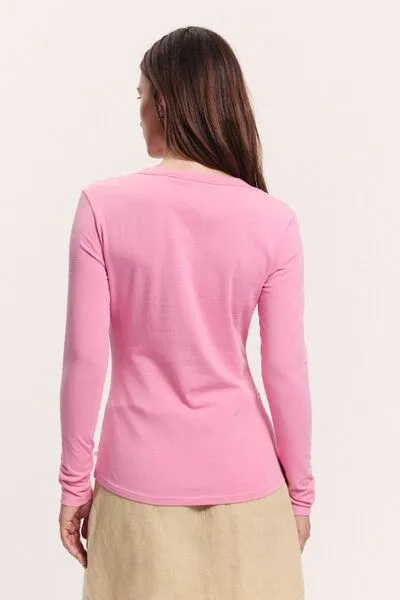 Tranquillo Tranquillo Jerseyshirt Tildaa aus Bio-Baumwolle, Rose, – Produktbild 4 von 6