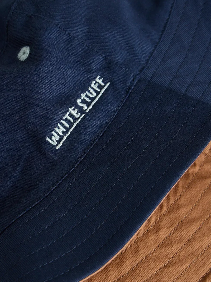 White Stuff Sonnenhut zum Wenden - Einheitsgröße, Marineblau multi, – Produktbild 2 von 3