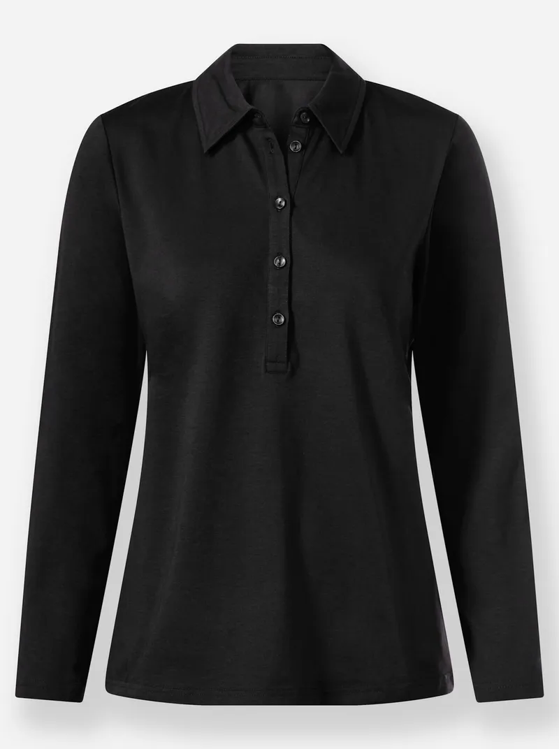 Witt Poloshirt schwarz, Schwarz, – Produktbild 1 von 2
