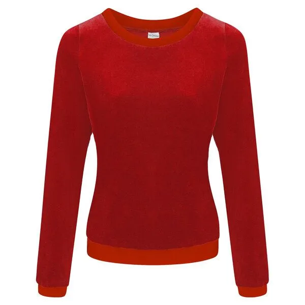 Frija Omina Frija Omina Bio Nicki Pullover Onne, Dahlie/rot (rot), – Produktbild 1 von 3