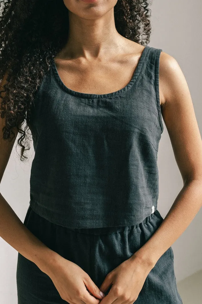 The View Yoga The View Yoga Damen vegan Top Rio Schwarz, Schwarz, – Produktbild 2 von 2