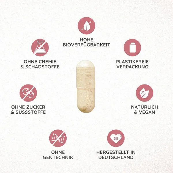 MYLILY MYLILY Veganes Kollagen - Hyaluronsäure & Biotin - 90 Kapseln - vegan, hochdosiert, pflanzlich – Produktbild 3 von 3