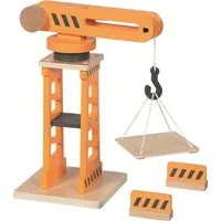 Goki goki Drehkran mit zwei Absperrbarken 21,3 x 14 x 29 cm – Produktbild 1 von 1