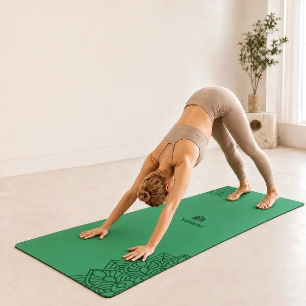 Yosana Yosana Yogamatten Starter Set 4-Teilig, Grün, – Produktbild 6 von 8