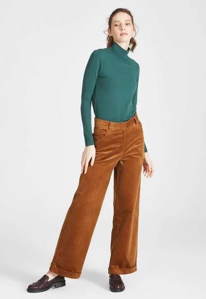 Givn Berlin Givn Berlin Damen Cordhose aus Bio-Baumwolle "Elena", Caramel brown (cord), – Produktbild 2 von 4