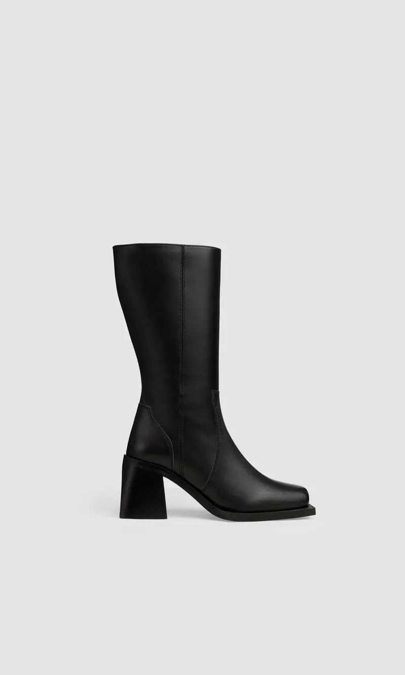 Prev Prev Damen vegan Stiefel Karel X Plus Schwarz, Schwarz, – Produktbild 1 von 2