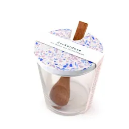 Objet Vague Objet Vague Zuckerdose, Glasdose Terrazzo inkl. Holzlöffel – Produktbild 1 von 1