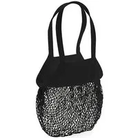 Westford Mill Westford Mill Netztasche Einkaufstasche Obstbeutel Einkaufsnetz Gemüsebeutel, Schwarz, – Produktbild 1 von 1