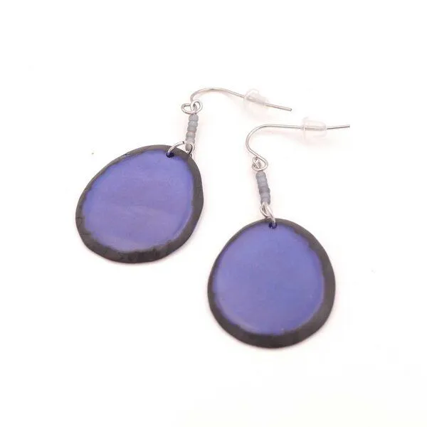 Mekhada Mekhada Tagua Ohrhänger LEA, Blau, – Produktbild 1 von 2