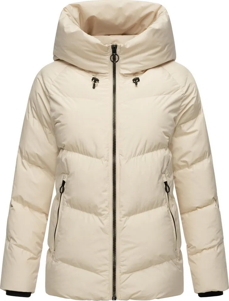 ragwear ragwear Steppjacke Cessi Wasserdichte Damen Winterjacke mit großer Kapuze, Braun, – Produktbild 2 von 5