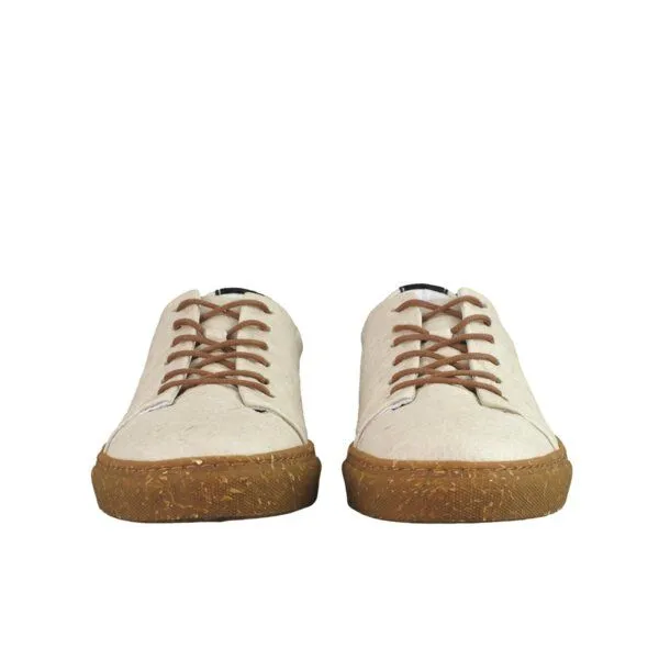 SORBAS SORBAS '02 Ananasfaser Sneaker, Cream + black (weiß), – Produktbild 4 von 4