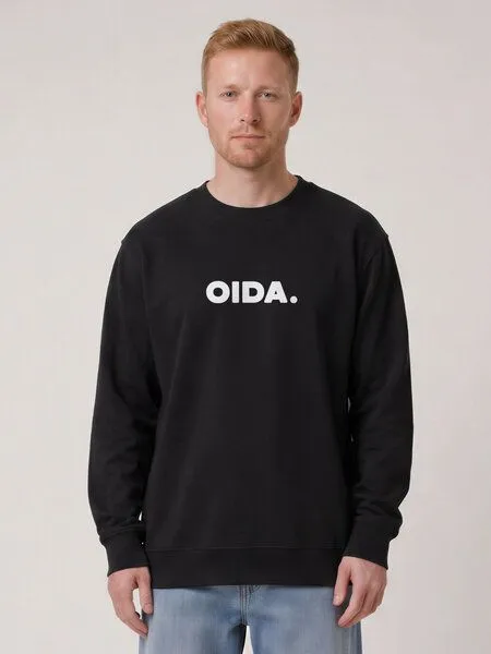 watapparel watapparel Sweatshirt Unisex Oida, Black, – Produktbild 2 von 2