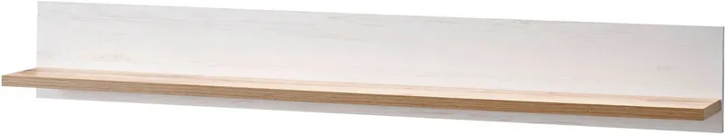 OTTO home Wohnwand Westminster, Anbauwand im Landhausstil, Komplettset, Wohnzimmer-Set, (Set, 3-St), Set besteht aus 1 Vitrine, 1 Lowboard und 1 Wandregal, Weiß, – Produktbild 3 von 5