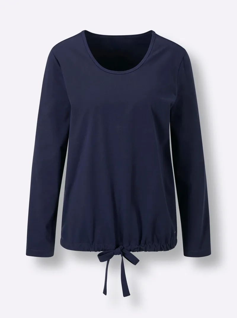 feel good Shirt marine, Marine, – Produktbild 2 von 2