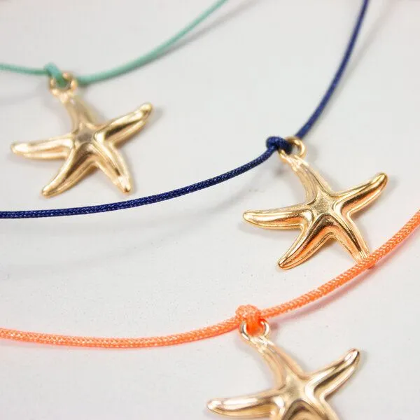 Bow & Hummingbird Bow & Hummingbird Armband auf Karte - Seestern - Schatzkarte, Salbei, – Produktbild 4 von 4