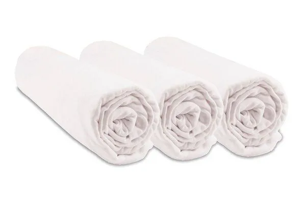 Easy Dort Easy Dort Kinder-Spannbettlaken Aus Jersey Bio-Baumwolle, Weiß, – Produktbild 1 von 2