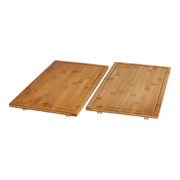 genialo genialo Bambus-Abdeckplatte & Schneidebrett „klein“, 2 Stück – Produktbild 1 von 1