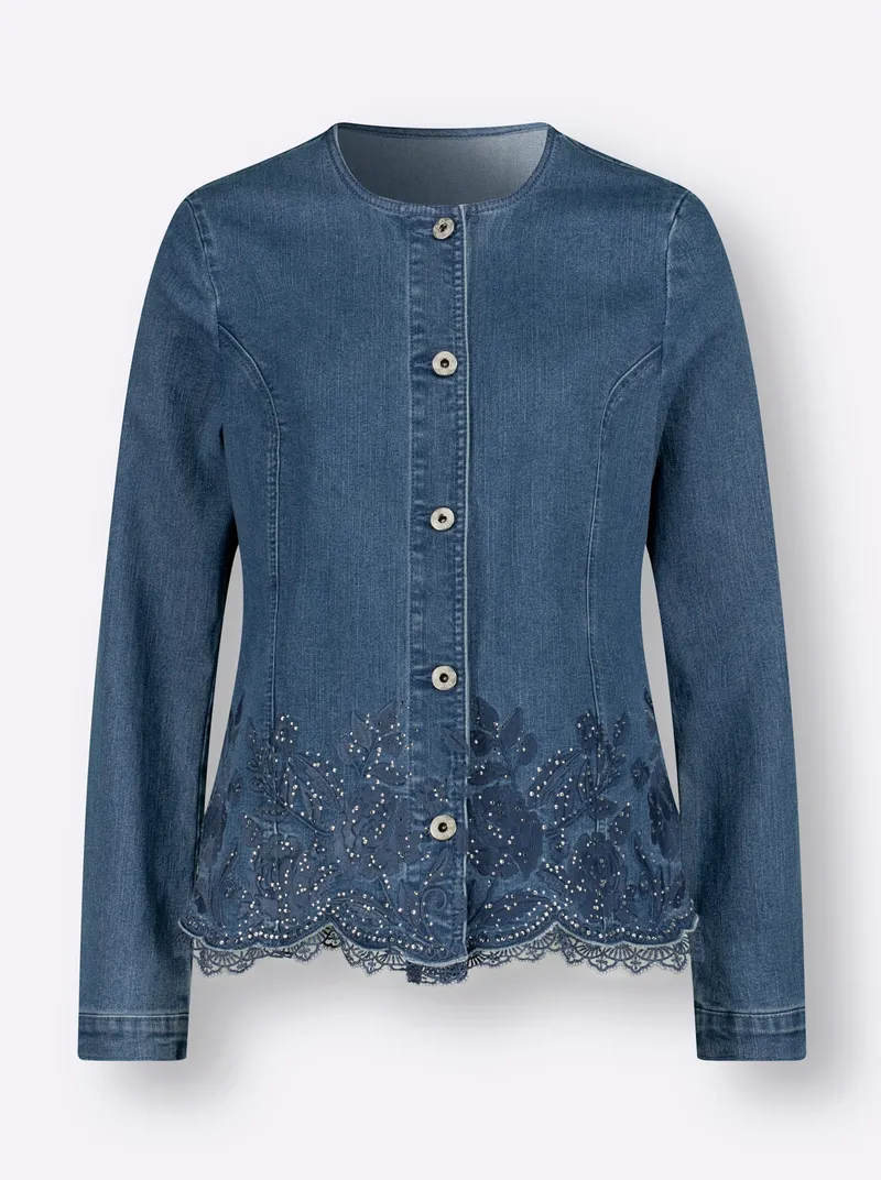 Witt Blusenblazer, Blue-bleached, – Produktbild 1 von 2