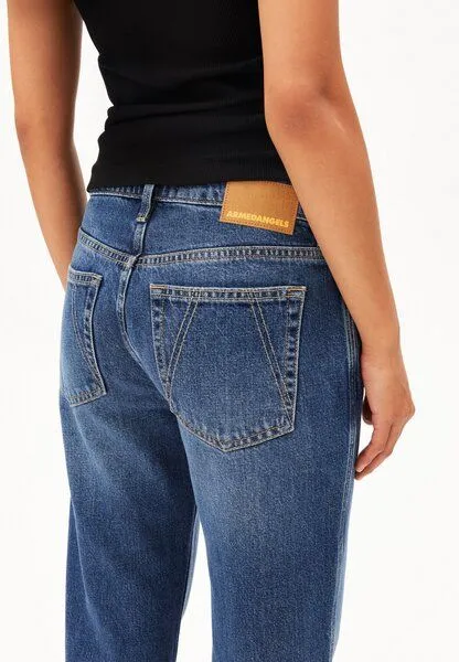 ARMEDANGELS ARMEDANGELS AAVELINE Damen Straight Jeans aus Lyocell-Baumwoll-Mix, Blue, – Produktbild 2 von 3