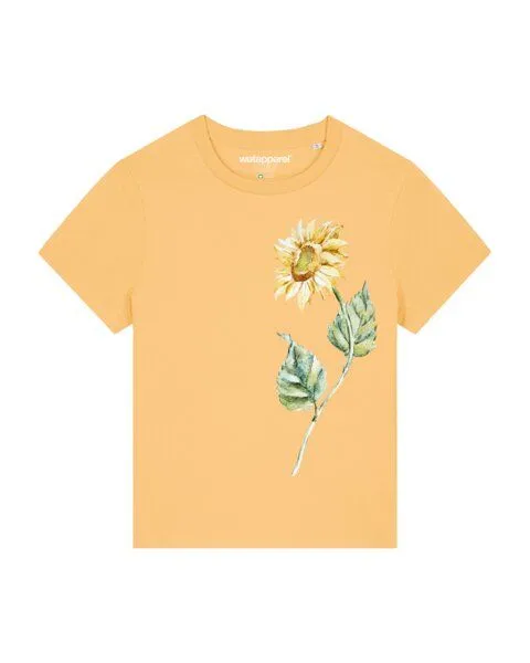 watapparel watapparel T-Shirt Frauen Sonnenblume, Nispero, – Produktbild 1 von 4