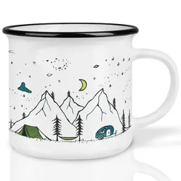 LIGARTI LIGARTI Keramiktasse – Camping Life – Produktbild 1 von 1