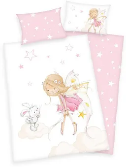 Baby Best Baby Best Babybettwäsche Little Fairy, Renforcé, 2 teilig, mit liebevollem Motiv – Produktbild 1 von 1