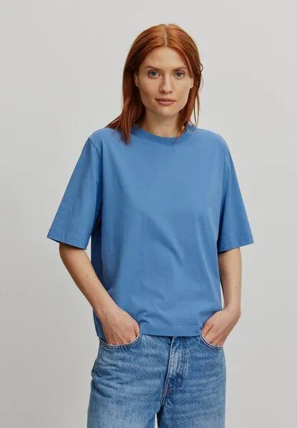 recolution Damen T-Shirt aus Bio-Baumwolle - AZOLLA - recolution, Electric blue (blau), – Produktbild 2 von 4