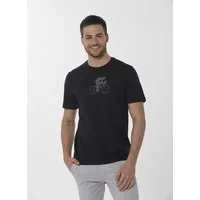 ORGANICATION ORGANICATION T-Shirt aus Bio-Baumwolle mit Fahrrad-Print – Produktbild 1 von 1