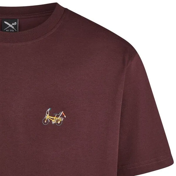 Iriedaily Iriedaily Bonacycle T-Shirt, Aubergine (rot), – Produktbild 2 von 3