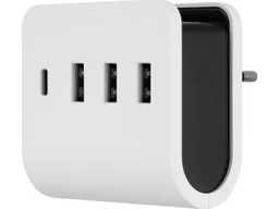 REV REV USB-Ladegerät "Quad" mit 3x USB-A und 1x USB-C, weiß – Produktbild 1 von 1