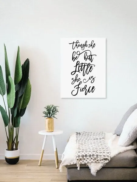 Photocircle Photocircle Poster / Leinwandbild - She is Fierce – Produktbild 4 von 4