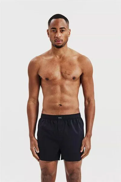 Bread & Boxers Bread & Boxers 2er Pack Boxershorts aus Bio-Baumwolle, Schwarz, – Produktbild 2 von 6