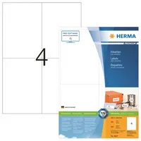 Herma Herma Premium - Papier - matt - permanent selbstklebend - weiß - A6 (105 x 148 mm) – Produktbild 3 von 4