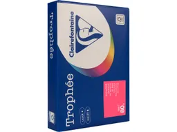 Clairefontaine 500 Blatt Clairfontaine Farbiges Kopierpapier "Trophee" 80 g/m², DIN A4, heckenrose – Produktbild 1 von 1