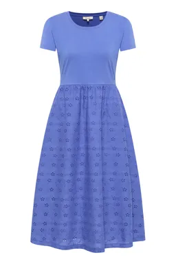 Tranquillo Kleid Juliaa aus  Bio-Baumwolle - baja blue / 40 – Produktbild 1 von 1