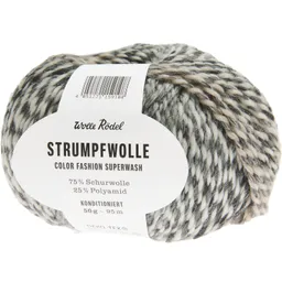 Wolle Rödel Wolle Rödel Strumpfwolle Color Fashion Natur-Schwarz – Produktbild 1 von 1
