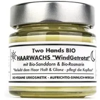 Two Hands BIO Two Hands BIO Haarwachs „WindGetrotzt“ mit Bio-Sanddorn & Bio-Rosmarin - Bartwachs - Bio Vegan – Produktbild 1 von 1