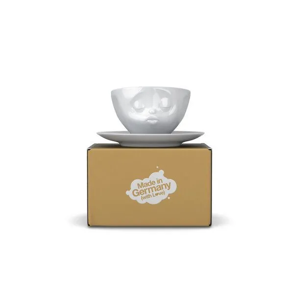 FIFTYEIGHT PRODUCTS FIFTYEIGHT PRODUCTS Küssende Kaffeetasse aus Porzellan – Produktbild 2 von 4