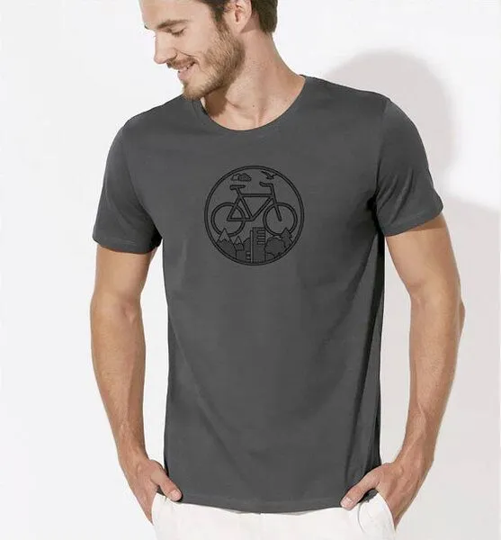 Picopoc Picopoc Fahrrad / Bike T-Shirt, Grau, – Produktbild 1 von 4