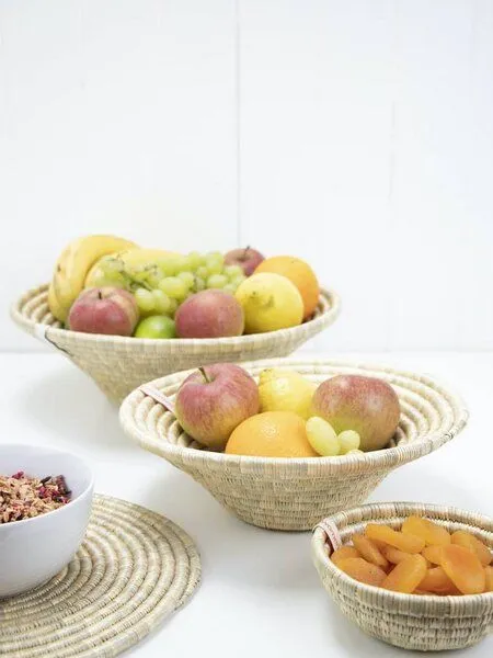 WomenCraft WomenCraft Deko- & Obstschale - 35cm, Natur, – Produktbild 2 von 4