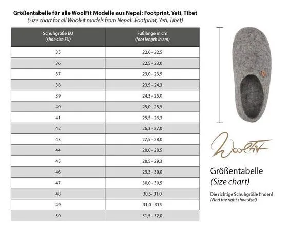 WoolFit WoolFit Barfuß-Hausschuhe „Footprint“ hand-gefilzt, extra weich & flexibel, Grün, – Produktbild 4 von 4